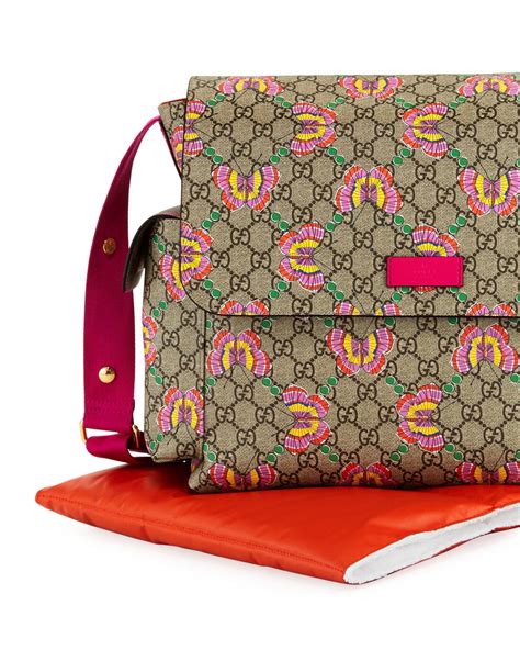 gucci diaper bag butterfly|gucci diaper bag price.